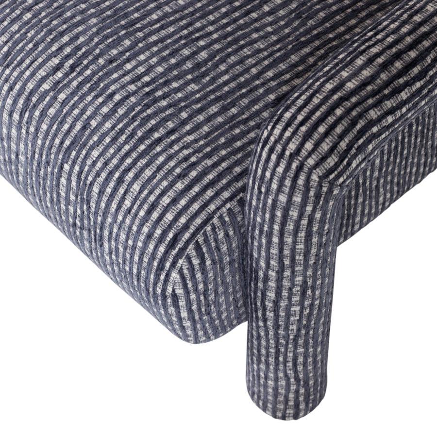 WOOOD Lenny lenestol med design gr�/bl�