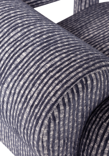 WOOOD Lenny lenestol med design gr�/bl�