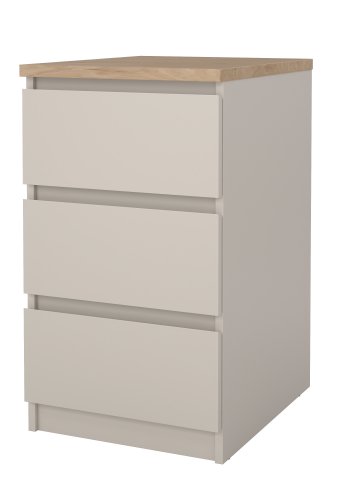 TVILUM Naia Nattduksbord med 3 l�dor - Paket