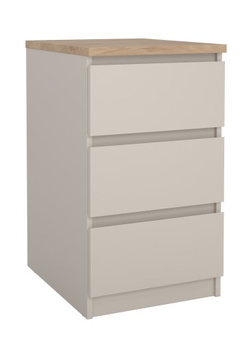 TVILUM Naia Nattduksbord med 3 l�dor - Paket