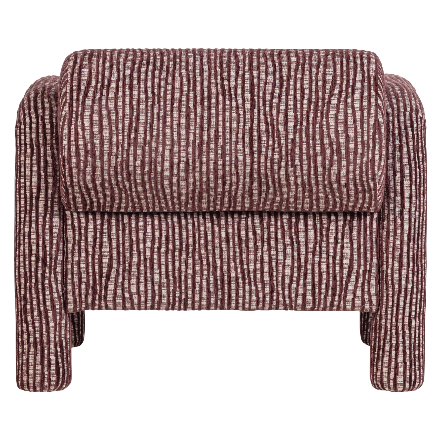 WOOOD Lenny lenestol med design bordeauxr�d