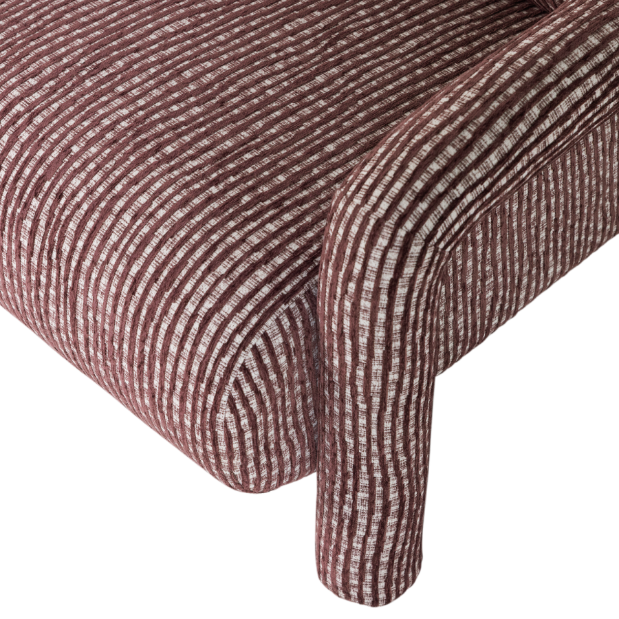 WOOOD Lenny lenestol med design bordeauxr�d