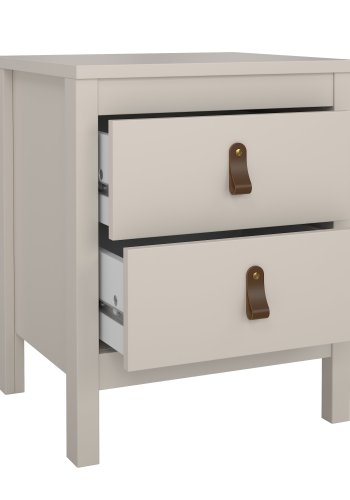 TVILUM Madrid Nattduksbord 2 l�dor - Paket