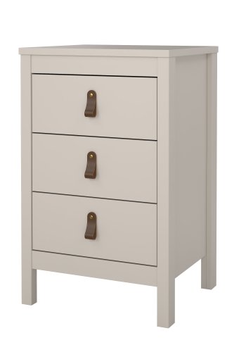 TVILUM Madrid Nattduksbord med 3 l�dor - Parcel