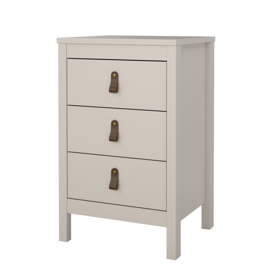 TVILUM Madrid Nattduksbord med 3 l�dor - Parcel