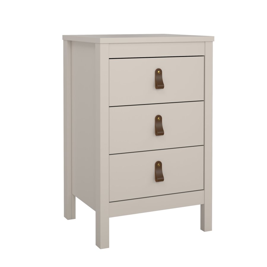 TVILUM Madrid Nattduksbord med 3 l�dor - Parcel