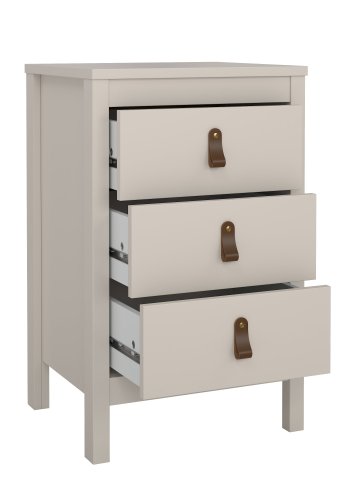 TVILUM Madrid Nattduksbord med 3 l�dor - Parcel