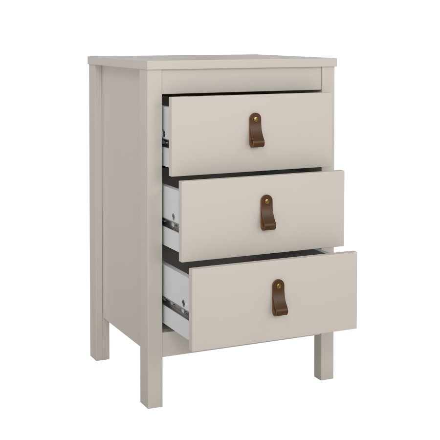 TVILUM Madrid Nattduksbord med 3 l�dor - Parcel