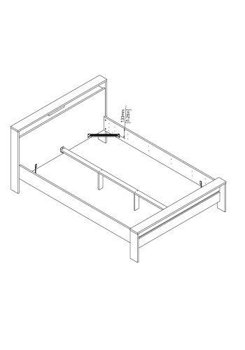 TVILUM Neste seng 140x190 - Pakke