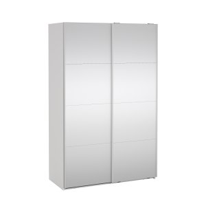 TVILUM Bergamo Garderobe med 2 skyved�rer og speil 140 x 220 cm - Pakke