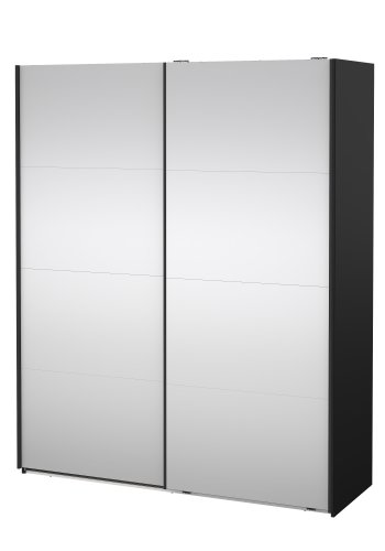 TVILUM Bergamo Garderob med 2 skjutd�rrar och spegel 180 x 220 cm - Paket