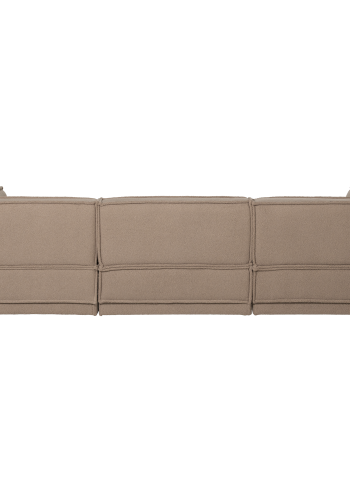 WOOOD Manu Chaiselong Sofa H�yre Teddy Taupe [Fsc]