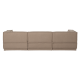 WOOOD Manu Chaiselong Sofa H�yre Teddy Taupe [Fsc]