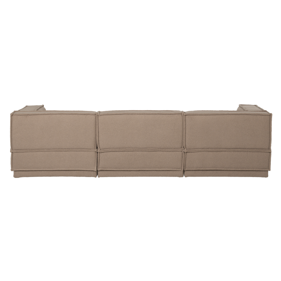 WOOOD Manu Chaiselong Sofa H�yre Teddy Taupe [Fsc]