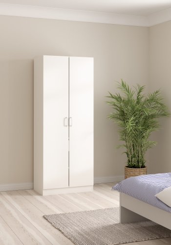 TVILUM Focus Garderobe med 2 d�rer + 1 skuff - Pakke