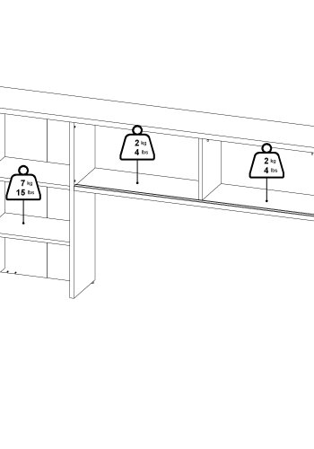 TVILUM Function Plus sk�p med 1 skjutd&ouml;rr f&ouml;r 70490 - Paket