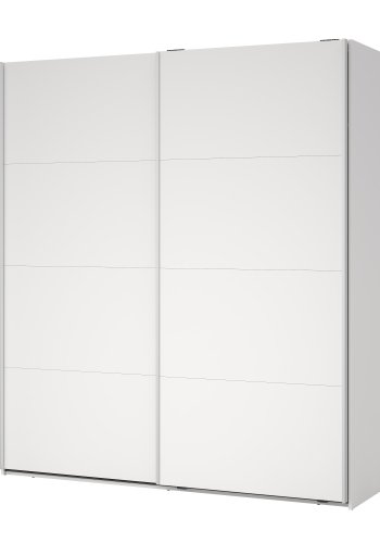 TVILUM Bergamo Garderobe med 2 skyved�rer 180 x 200 cm - Pakke