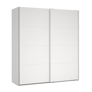 TVILUM Bergamo Garderobe med 2 skyved�rer 180 x 200 cm - Pakke