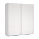 TVILUM Bergamo Garderob med 2 skjutd&ouml;rrar 180 x 200 cm - Paket