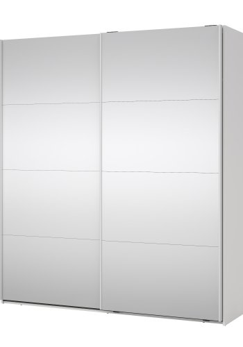 TVILUM Bergamo Garderob med 2 skjutd�rrar och spegel 180 x 200 cm - Paket