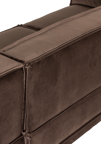WOOOD Manu Sjeselongsofa H�yre fl�yel Brun [Fsc]