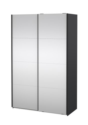 TVILUM Bergamo Garderob med 2 skjutd�rrar och spegel 140 x 220 cm - Paket