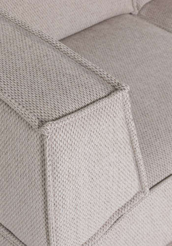 WOOOD Manu Sjeselongsofa H�yre Grov Chenille Naturfarget [Fsc]