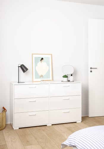 TVILUM Sofia dobbel kommode med 6 skuffer - Parcel