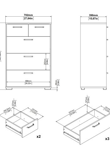 TVILUM Sofia Byr� 3 + 2 - Paket