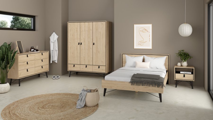 TVILUM Ry Dubbelbyr� med 6 l�dor - Parcel