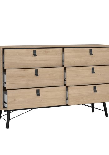 TVILUM Ry Dubbelbyr� med 6 l�dor - Parcel