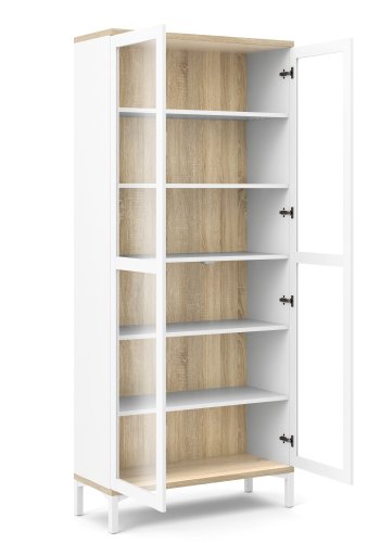 TVILUM Roomers porcel�nsskab med 2 l�ger - Parcel