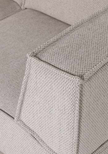 WOOOD Manu Sjeselongsofa Venstre Grov Chenille Naturlig [Fsc]