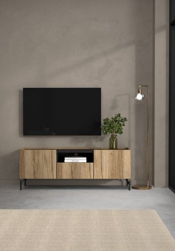 TVILUM Bergen TV-sk�p med 2 d�rrar + 1 l�da - Paket