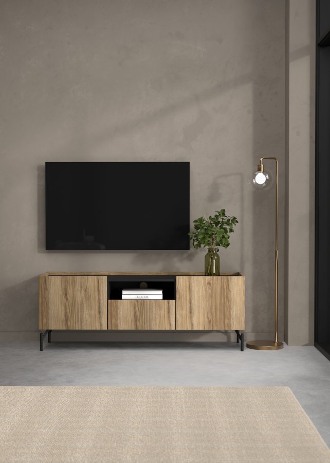 TVILUM Bergen TV-m�bel med 2 l�ger + 1 skuffe - Parcel