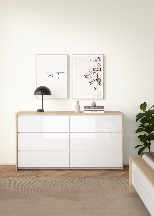 TVILUM Next Dubbelbyr� med 6 l�dor