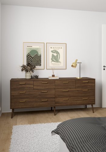 TVILUM Tone dobbel kommode 4+4 skuffer