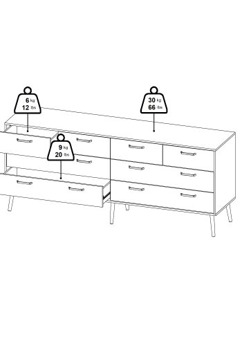 TVILUM Tone dubbelbyr� 4+4 l�dor