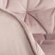 ACT NORDIC Brooke spisebordsstol, m. armln - dusty rose polyester og sort metal