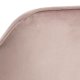 ACT NORDIC Brooke spisebordsstol, m. armln - dusty rose polyester og sort metal