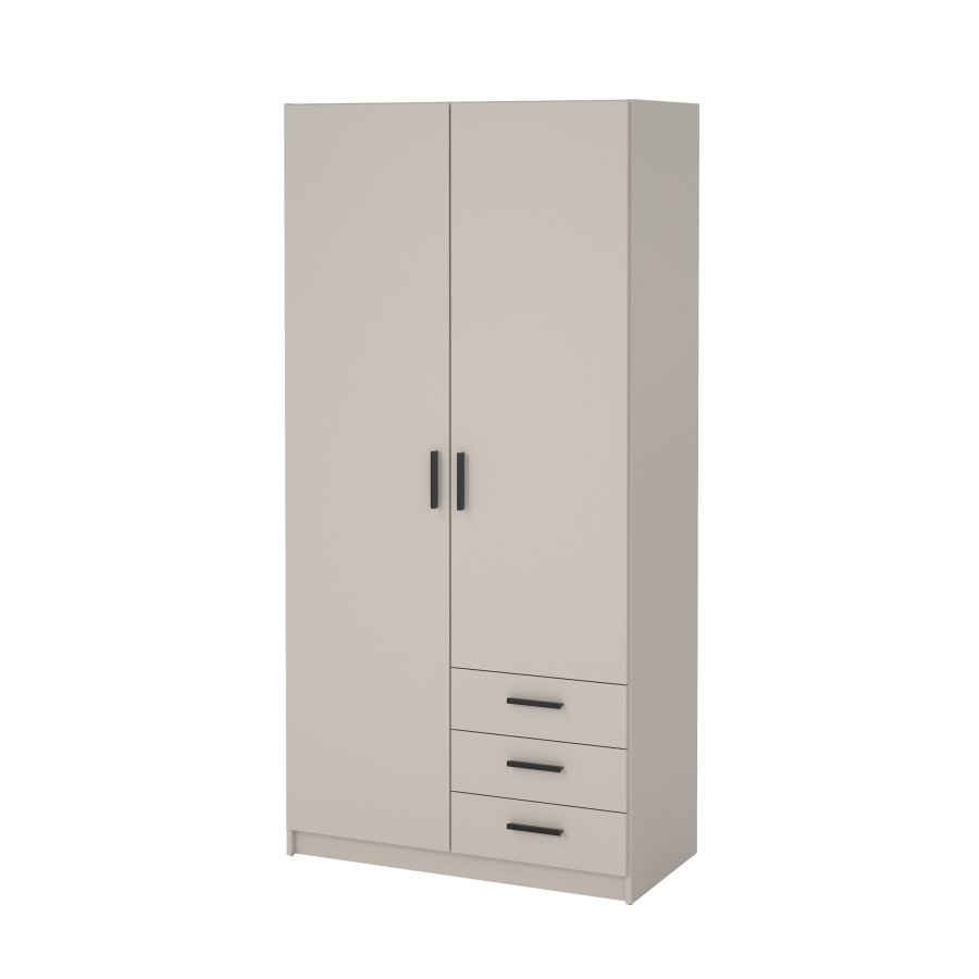 Sprint garderob 2 d&ouml;rrar + 3 l�dor - Paket