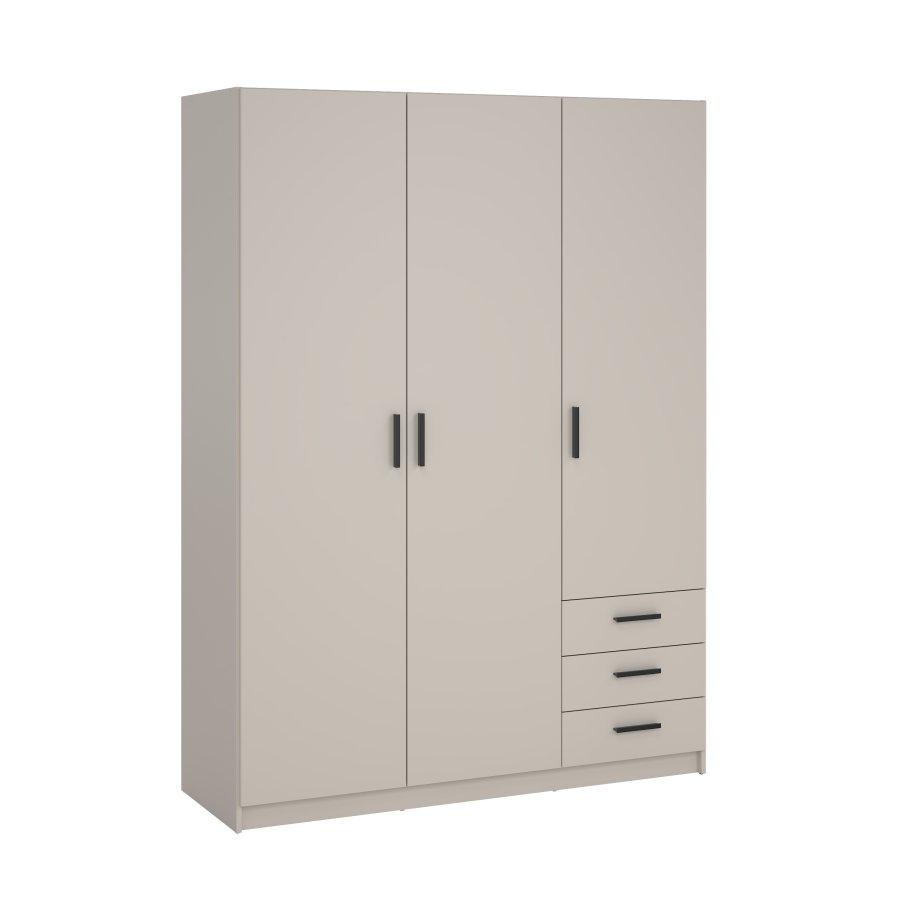 Sprint garderob 3 d&ouml;rrar + 3 l�dor - Paket