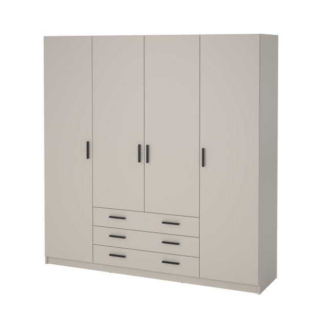 Sprint Garderobeskab 4 l�ger + 3 skuffer -  Tvilum