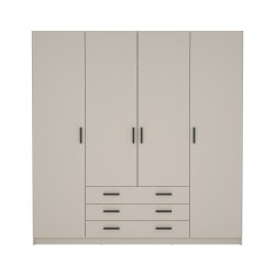 Sprint Garderobeskab 4 l�ger + 3 skuffer -  Tvilum
