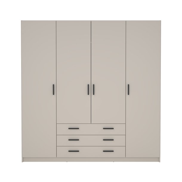 Sprint Garderobeskab 4 l�ger + 3 skuffer -  Tvilum