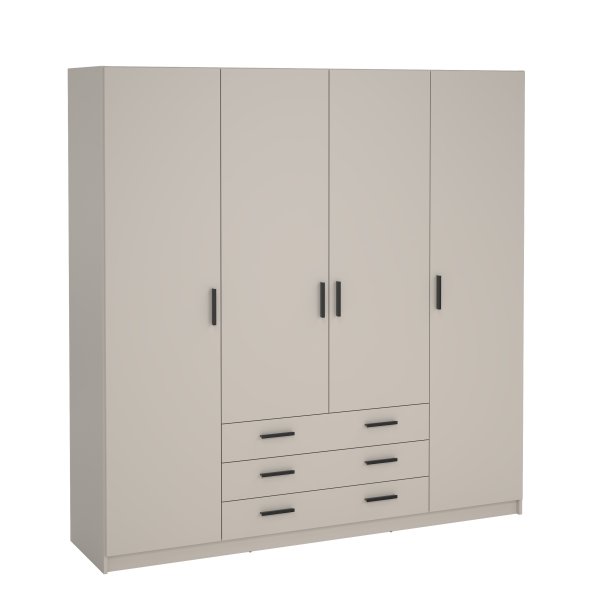 Sprint Garderobeskab 4 l�ger + 3 skuffer -  Tvilum