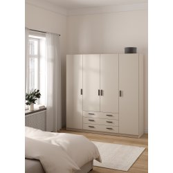 Sprint Garderobeskab 4 l�ger + 3 skuffer -  Tvilum