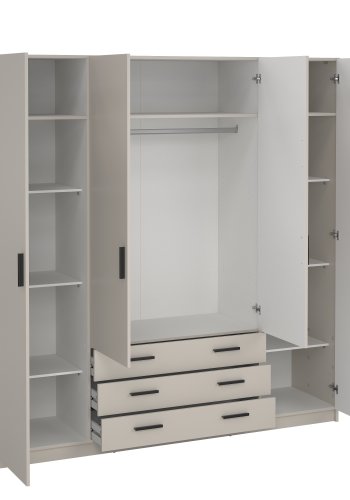 Sprint garderob 4 d�rrar + 3 l�dor - Paket