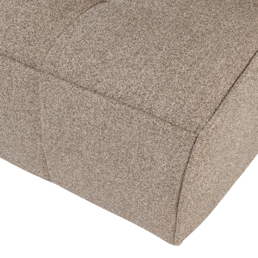 vtwonen Cluster 3-Persons Sofa Boucle Khaki Brown