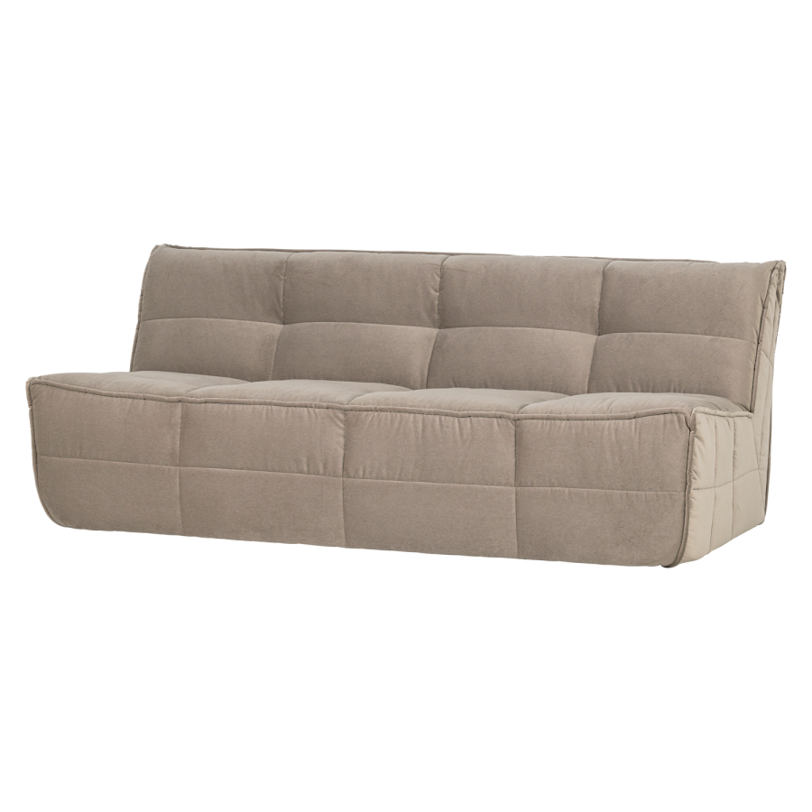 vtwonen Cluster 3-seters sofa Velvet Warm Taupe